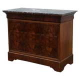 Louis Phillipe Marble Top Console