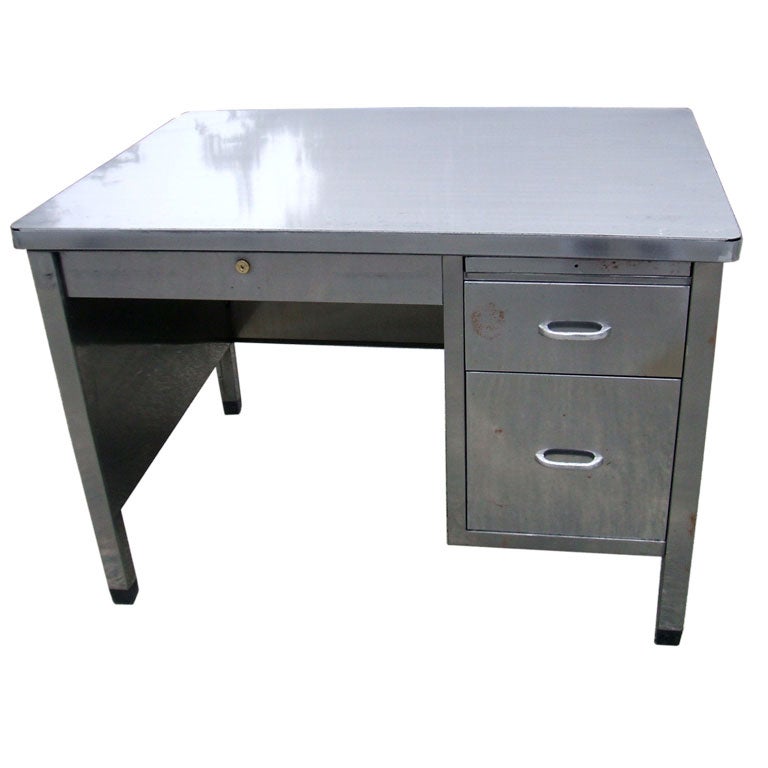 French Metal Desk For Sale