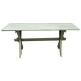 Re-Painted Trestle Table