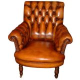BRADSTOW   LEATHER  ARMCHAIR