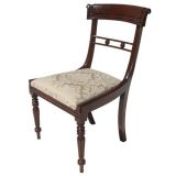 Flower back dining chair