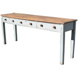 Pine Painted Server
