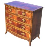 Crotch Mahagony Small Chest of Drawers