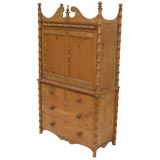 Antique Faux Bamboo Secretary/desk