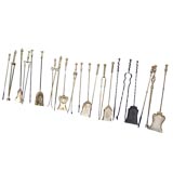 Antique Brass Fireplace tool sets