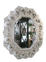 Ornate Wood Carved Mirror