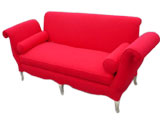 Curved Arm French Sofa