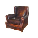 Reedition Leather Club Chair