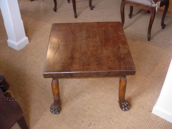 French Lion's Paw Stool