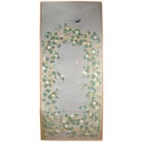 19th Century Chinese Wallpaper Panel Antique 19th Century Chinese Wallpaper Panel