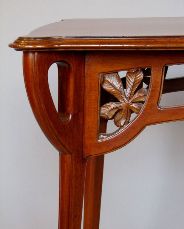 French Art Nouveau Table Attributed to Abel Landry For Sale