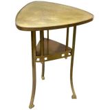 Antique A Secessionist period tripodal side table