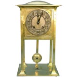 Secessionist period mantle clock