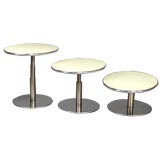 Adjustable height side table