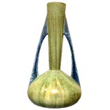 Antique Unusual Art Nouveau pottery vase by Pierrefonds
