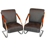Czech Art Deco Lounge Chairs