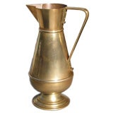 Antique A large brass pitcher attributed to Dresser.