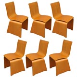 A Set of Six Modern Side Chairs