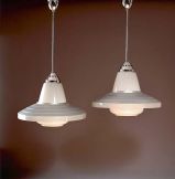 A Pair of Large Zeis Ikon Lamps