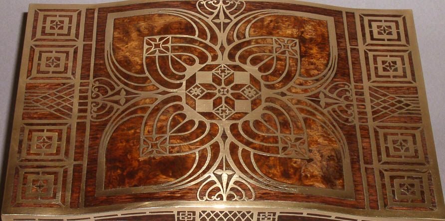 Rare large Secessionist Period Box by Erhard and Sohne