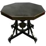 Antique An English, Aesthetic period octagonal center table