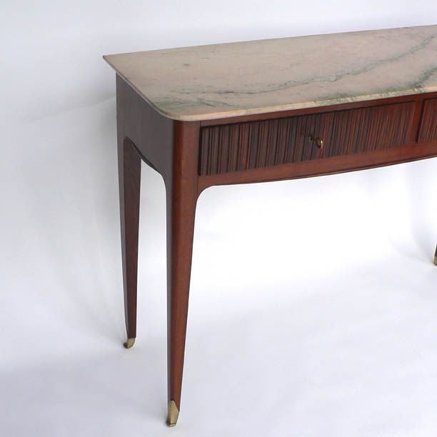 Mid-Century Modern Modernist Console Table Attributed to Paolo Buffa For Sale