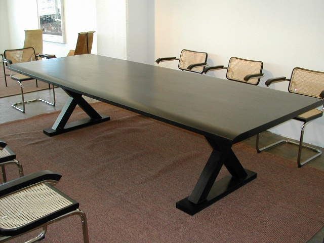 Christian Liagre Large dining Table In Excellent Condition In Southampton, NY