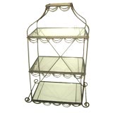 Antique  French Wire Wall Rack