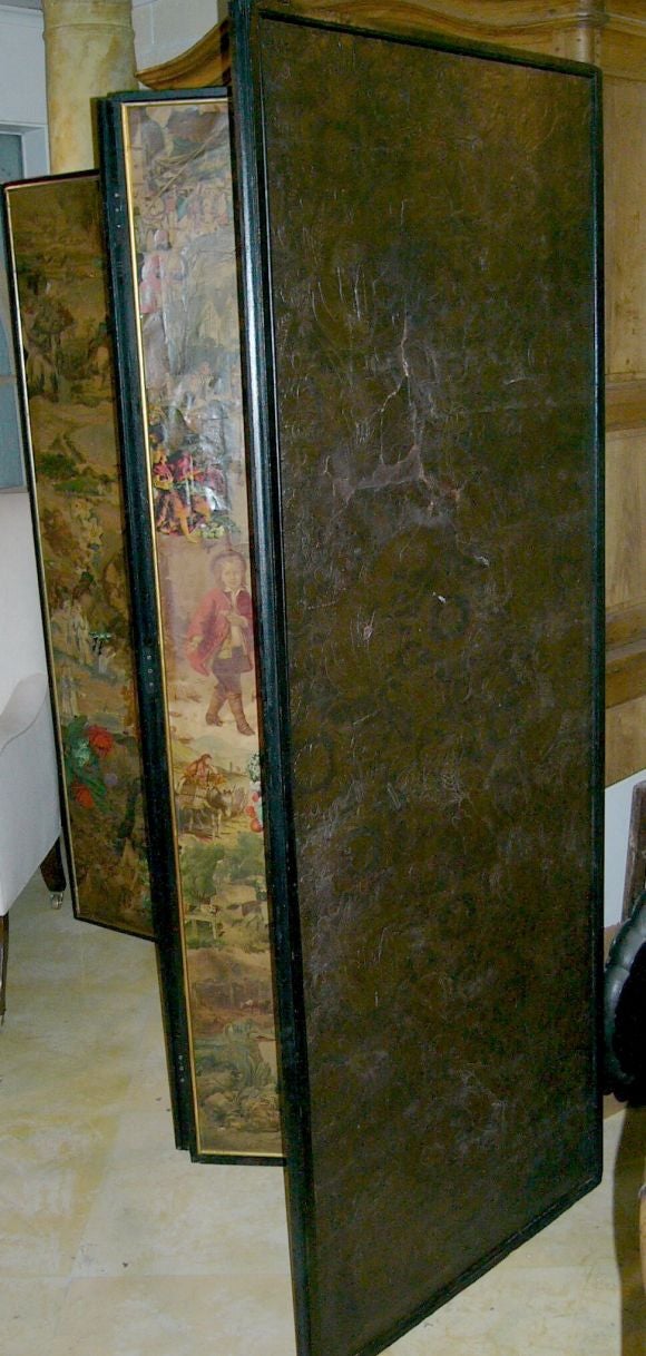 Large English Decoupage Screen 6