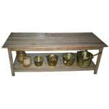 Massive Antique Rustic Country Work Table