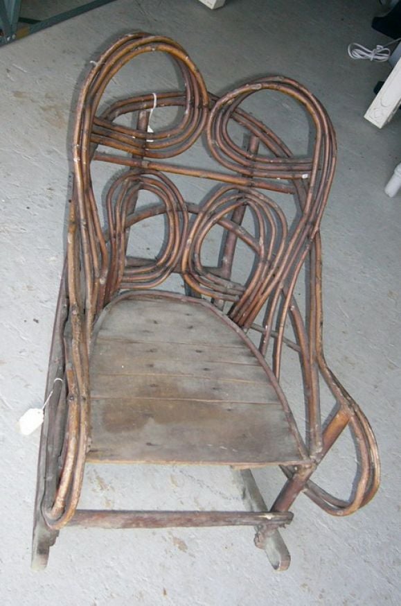 Child's Twig Rocking Chair