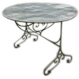 Antique French Metal  Wine Tasting Table
