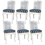 Set of 6 Cane Chairs