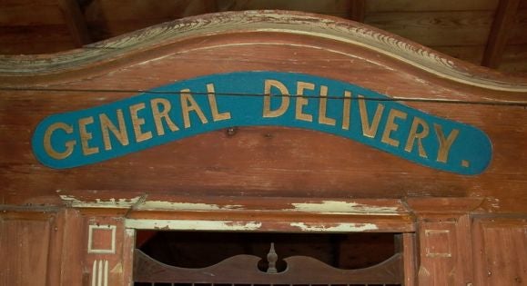19th Century Authentic Antique Post Office