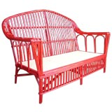 Used Stick Wicker Loveseat