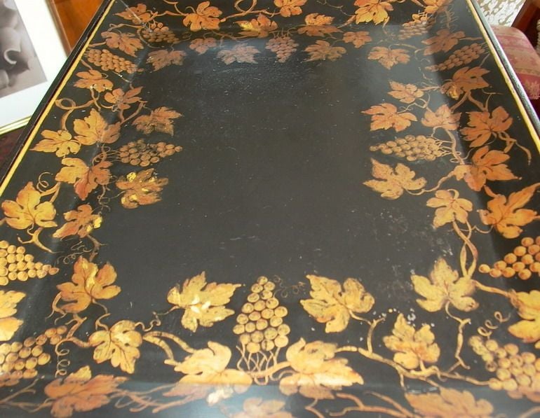 Decorative Tole Tray Table For Sale 2