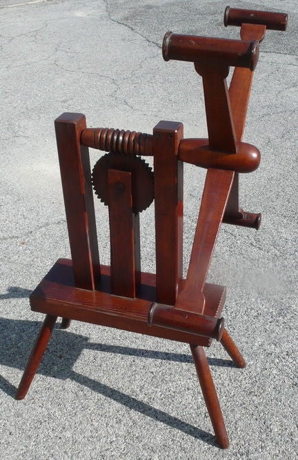 Wonderful Patina Spinning Wheel