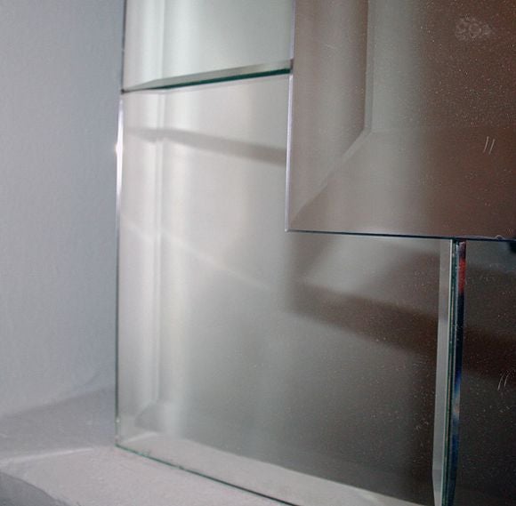 Arch Top Mirror with Beveled Panels