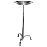 Silver Plated Round Drink Table
