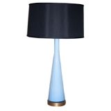 Modern Light Blue Glass Lamp