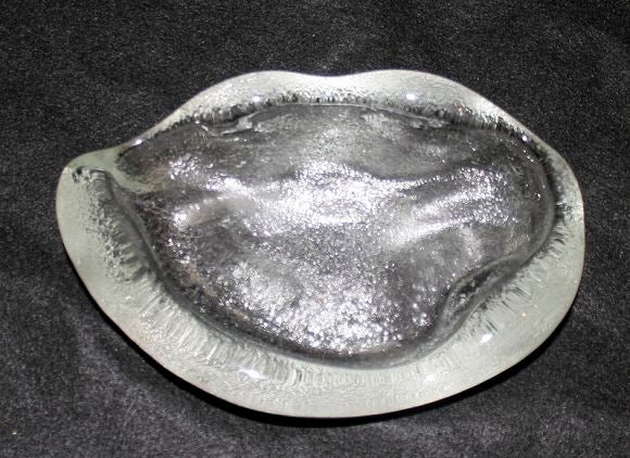Free Form Glass Candy Dish
