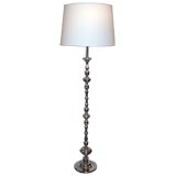 Silver Plated Floor Lamp
