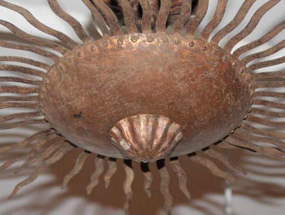 Sunburst Ceiling Fixture