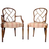 Set of 8 Regency Style Dining Chairs