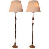 Pair of French 1940s Floorlamps