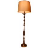 French Bronze Floor Lamp