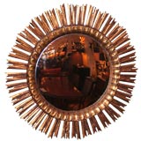 Round Gilt Wood Sunburst Mirror (Special Promotion)