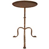 Gilt Iron Martini Table