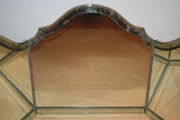 1950's Triptych  Mirror