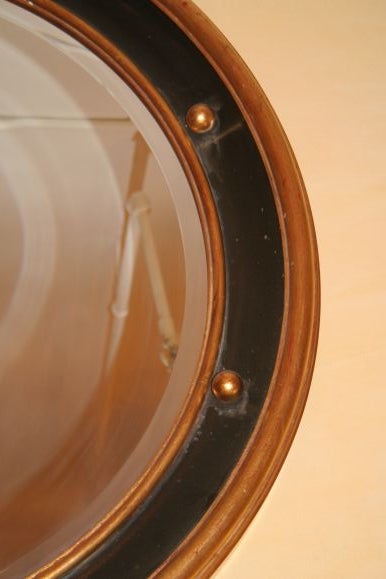 French 1940's Round Mirror